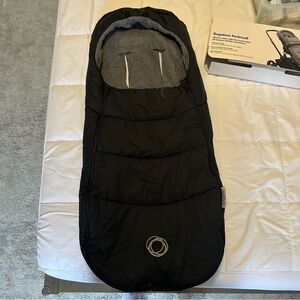 Bugaboo Black and Gray Footmuff